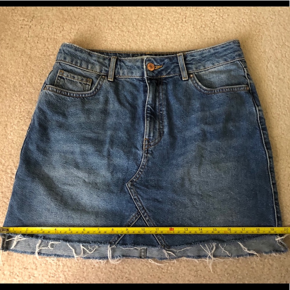 Forever 21 Distressed Denim Mini Skirt - Picture 6 of 6